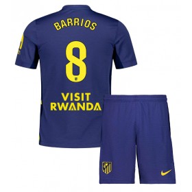 Dětské fotbalový komplet Atletico Madrid Pablo Barrios #8 Venkovní košile 2025-26 Krátkým Rukávem